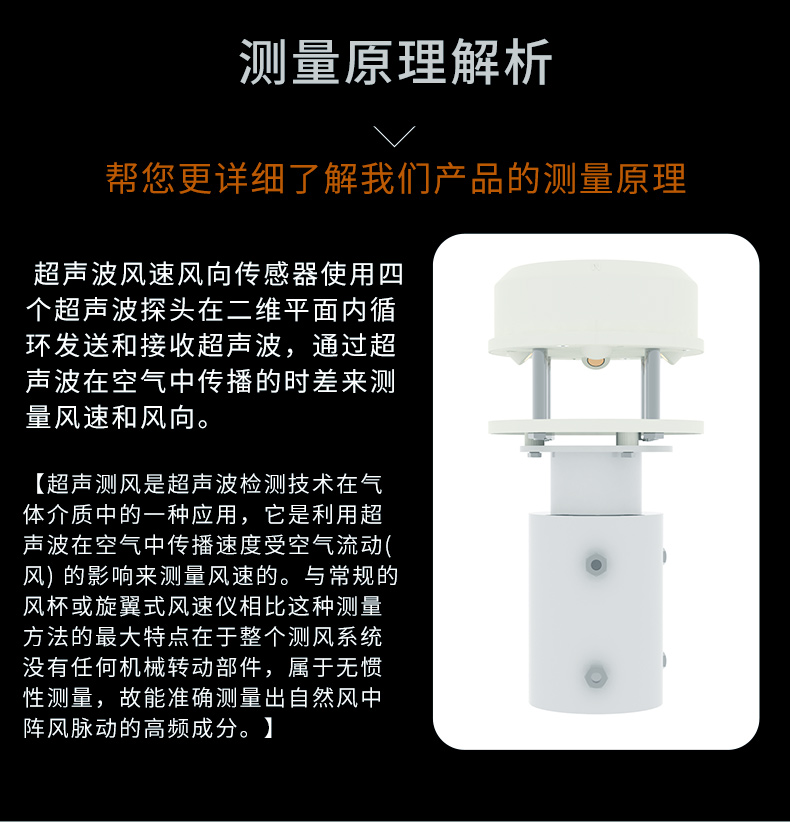 超聲波風速傳感器測量原理解析圖
